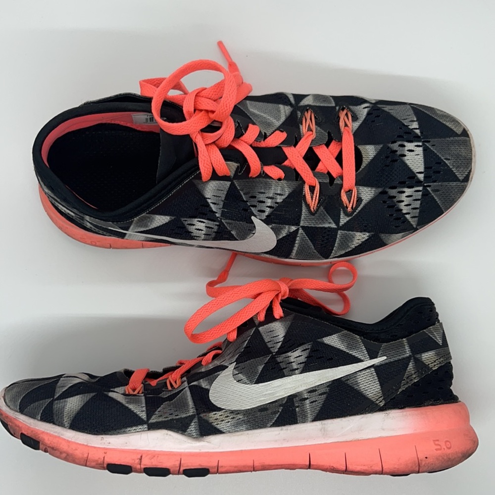 Pink and Black Nike Running Sneakers